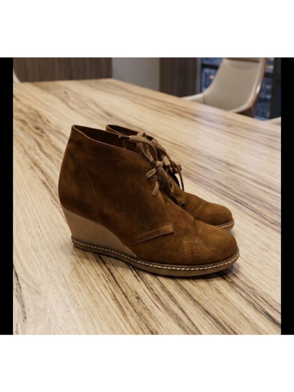 J. Crew Suede McAllister Wedge Chukka Bootie Women Size 7